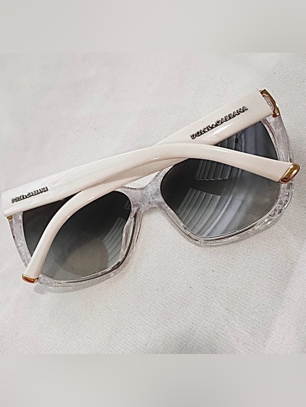 Dolce & Gabbana DG4111M 1896/8G White Snake Luxury Sunglasses